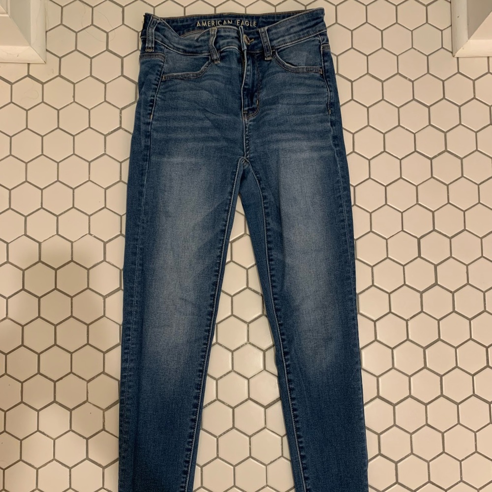 American eagle high rise skinny jeans